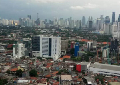 View of Jakarta from Perpustakaan Nasional RI building