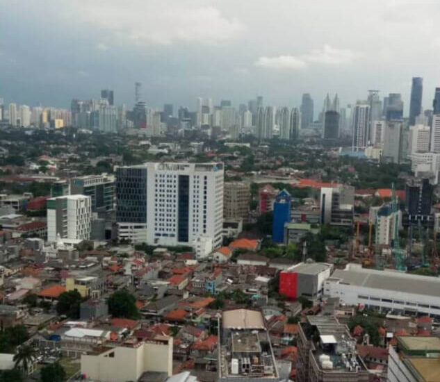 View of Jakarta from Perpustakaan Nasional RI building